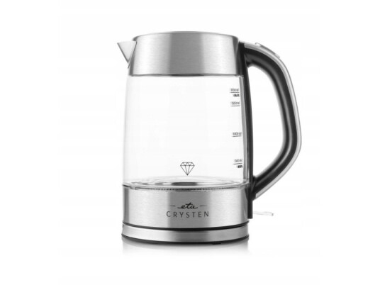 Eta Vannkoker | Eta415490000 Crysten | Elektrisk | 2100 W | 1,7 L | Glass | 360° Roterende Sokkel | Glass Eta Vannkoker | Eta415490000 Crysten | Elektrisk | 2100 W | 1,7 L | Glass | 360° Roterende Sokkel | Glass