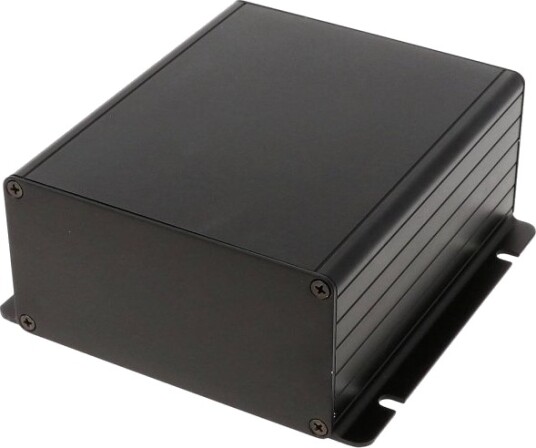 Hammond Electronics 1455NF1201BK 120 × 103 × 53 mm Aluminium Sort Kabinett