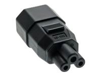MicroConnect - Strømkoblingsadapter - IEC 60320 C5 til IEC 60320 C14