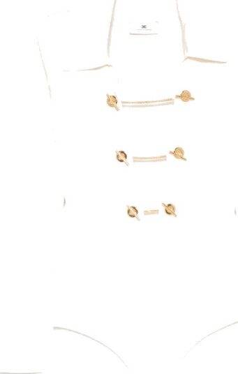 Elisabetta Franchi Dame Topper Hvit S,