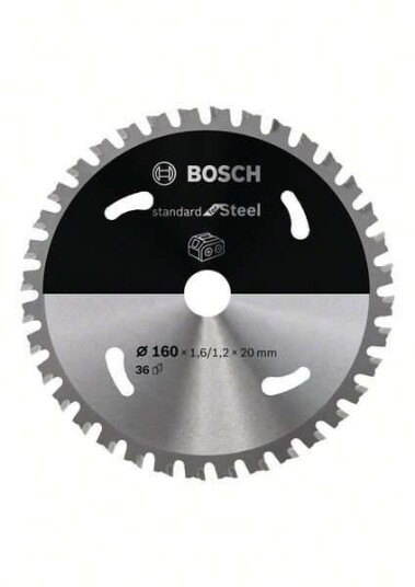 Bosch 160mm Standard For Steel Sirkelsagblad med 36 Tenner