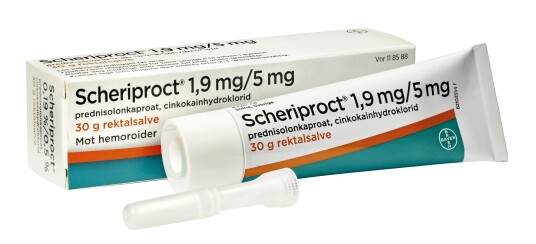 Gram Scheriproct Rektalsalve, 30 gram Gram Scheriproct Rektalsalve, 30 gram