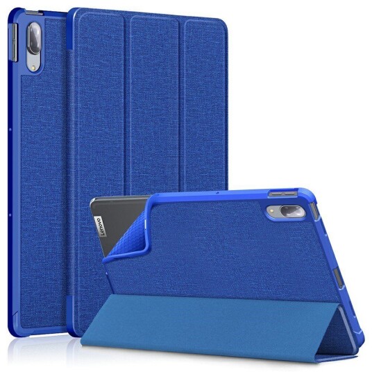INCOVER Lenovo Tab P11 Pro Stoffpolstret Flipdeksel - Blå