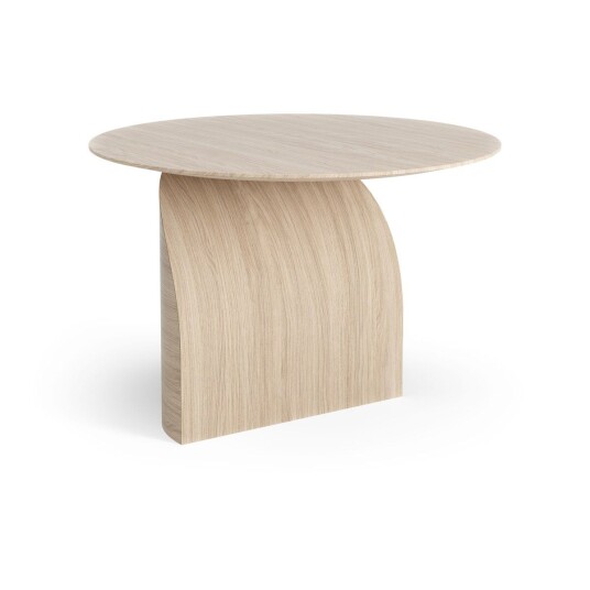 Swedese Savoa bord H 45 cm Hvitpigmentert eik