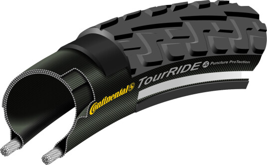 Continental Ride Tour 700x42, sykkeldekk STD Black