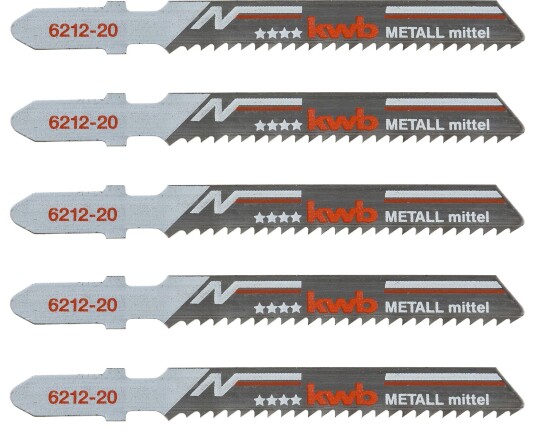 KWB Stikksagblad, Metall, Medium, 5 Stk.