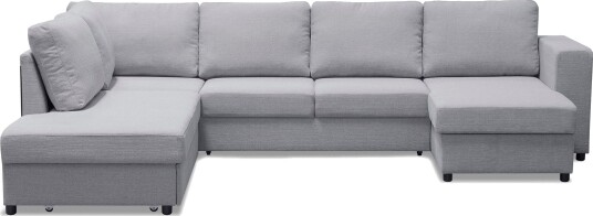 Verona U Sovesofa Venstre Lysegrå