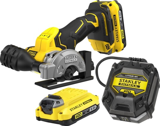 Stanley Outdoor Batteri Stanley SFMCM300D2-QW Vinkelkapp- Og Gjærsag Med Og Lader