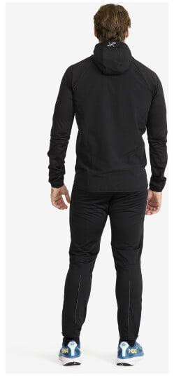 Revolutionrace Pace Hooded Wind Jacket Herre Black M Vindjakker