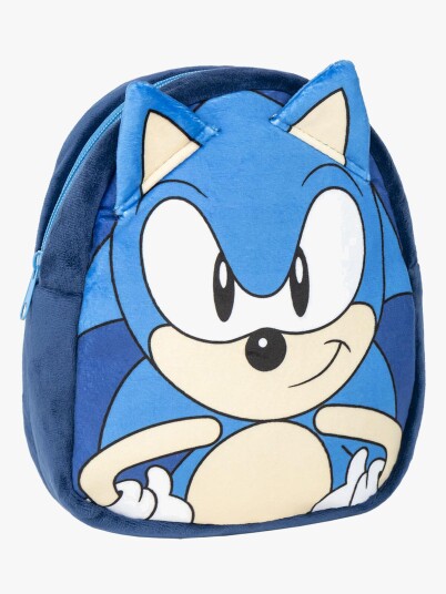Sonic Plysj Ryggsekk Blå Sonic Plysj Ryggsekk Blå
