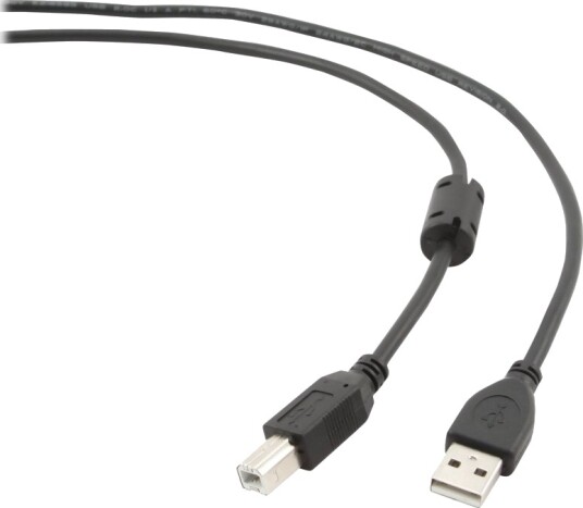 Gembird Professional Series   Usb Kabel   Usb Type B Hann Til Usb Hann   Usb 2.0   4.5 M   Formstøpt   Svart