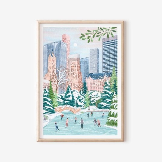 Central Park Winter Print