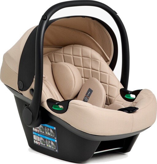 Beemoo Route i-Size Babybilstol, Beige