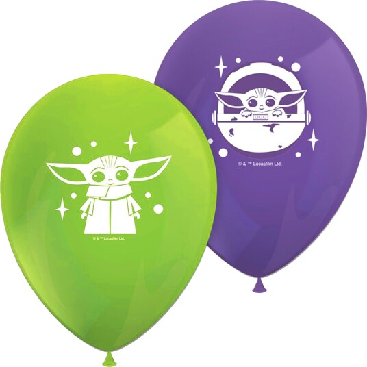 Globos Europe Ballonger Star Wars The Mandalorian 8-pakning 94093