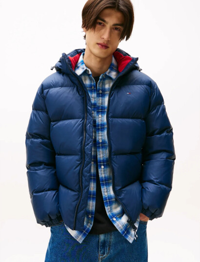 Tommy Jeans Tjm Essential Down Jacket Ext - Navy - XXL