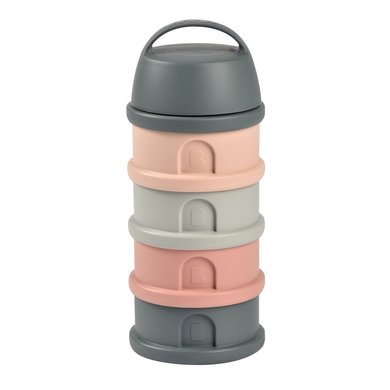 BEABA ® Doseringsboks for melkepulver mineralgrå/rosa BEABA ® Doseringsboks for melkepulver mineralgrå/rosa