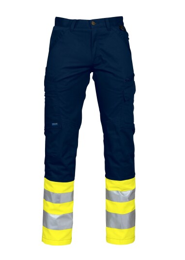ProJob 6523 Servicebukse En Iso 20471 Kl 1 Yellow/Navy C62