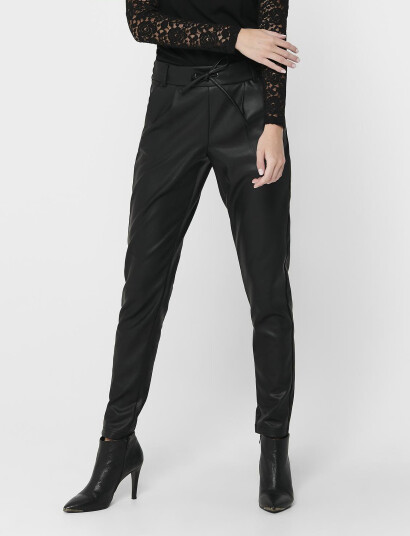 ONLY Onlpoptrash Easy Coated Pant Pnt Noos Black XS x 32 ONLY Onlpoptrash Easy Coated Pant Pnt Noos Black XS x 32