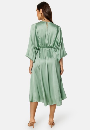 Bubbleroom Occasion Khrista Satin Dress Green S