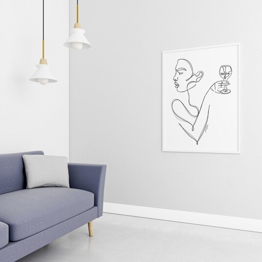 Diverse Dauartwork Darling 35x50cm Hvit