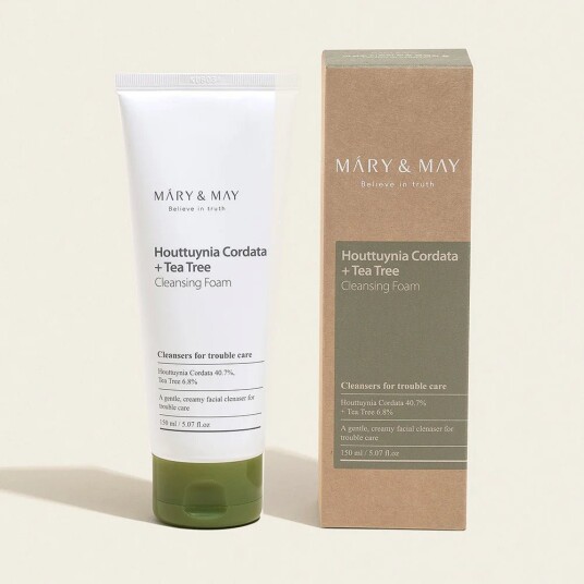 Mary & May Houttuynia Cordata + Tea Tree Cleansing Foam 150ml
