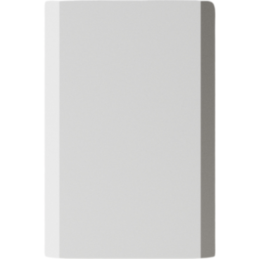 Nichba Paper Bin søppelbøtte 48 liter hvit