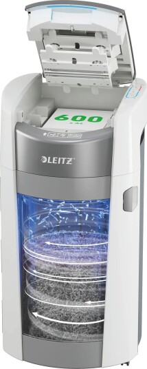 Leitz Iq Optimax Autofeed Office Pro 600 Makulator, Mikromakulering, P5, Hvit