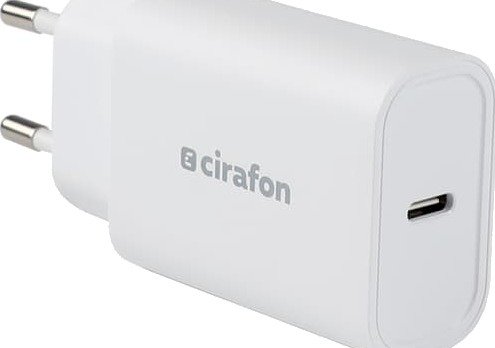 Cirafon 30W USB-C-hurtiglader Hvit
