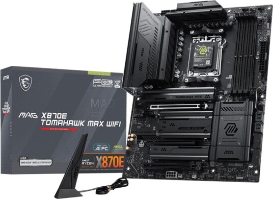 MSI MAG X870E Tomahawk Max Hovedkort med WiFi, AM5, DDR5 MSI MAG X870E Tomahawk Max Hovedkort med WiFi, AM5, DDR5