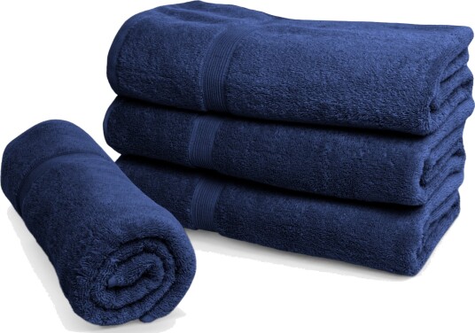 By Borg Økologisk håndkle 100% GOTS sertifisert bomull Badehåndkle 70x140 cm Navy By Borg Økologisk håndkle 100% GOTS sertifisert bomull Badehåndkle 70x140 cm Navy