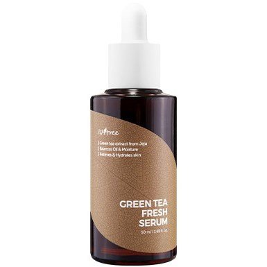 Isntree Green Tea Fresh Ansiktsserum 50 ml - Fuktighetsgivende og Anti-Aging