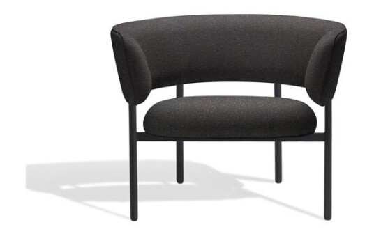Møbel Copenhagen Møbel Copenhagen Font Lenestol med Armlene Boucle Zero 0010/Svart Understell Møbel Copenhagen Møbel Copenhagen Font Lenestol med Armlene Boucle Zero 0010/Svart Understell