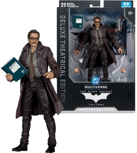 DC Multiverse  Commissioner Gordon (The Dark Knight) 7" Action Figure Deluxe Theatrical Edition