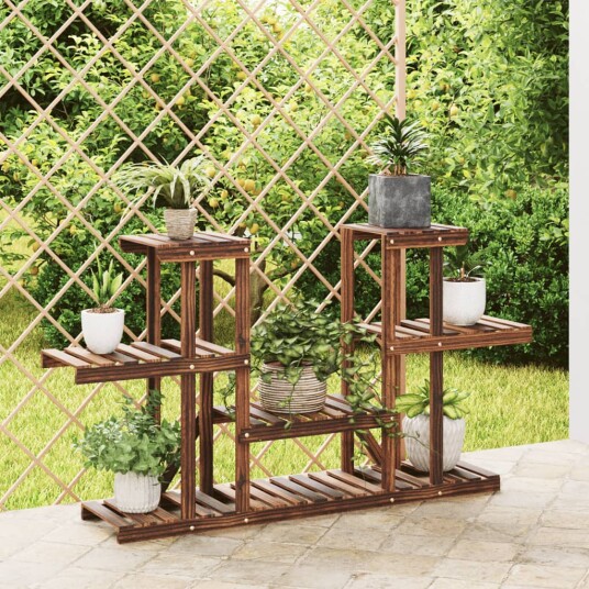 vidaXL Blomsterstativ 110x25x73 cm heltre gran