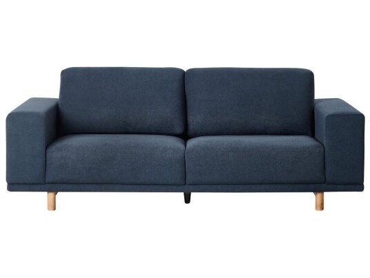 Beliani Sofa Gul 3-seter Moderne retrostil Stue Brede armlener Retro