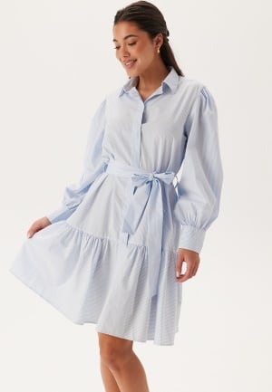 GANT Reg Classic Poplin Striped Dre Fresh Blue 38 GANT Reg Classic Poplin Striped Dre Fresh Blue 38