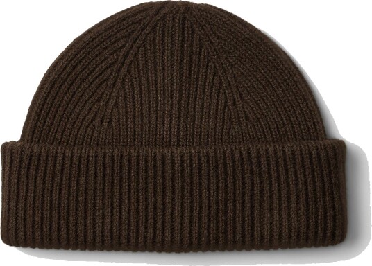 Selected Homme Mason Merino Sailor Wool Beanie Brun ONE SIZE