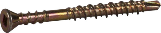 Essve Gulvskrue 3,9 mm for Massive Tregulv, Gulkromatisert, 250 stk Essve Gulvskrue 3,9 mm for Massive Tregulv, Gulkromatisert, 250 stk