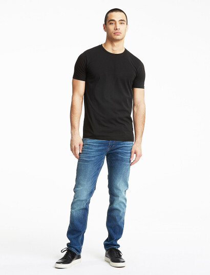 Lindbergh Mens Stretch Crew Neck Tee S/S - Black - L Lindbergh Mens Stretch Crew Neck Tee S/S - Black - L