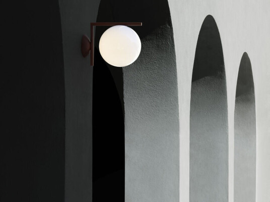 Flos Flos IC w1 utendørs vegglampe - brun Flos Flos IC w1 utendørs vegglampe - brun