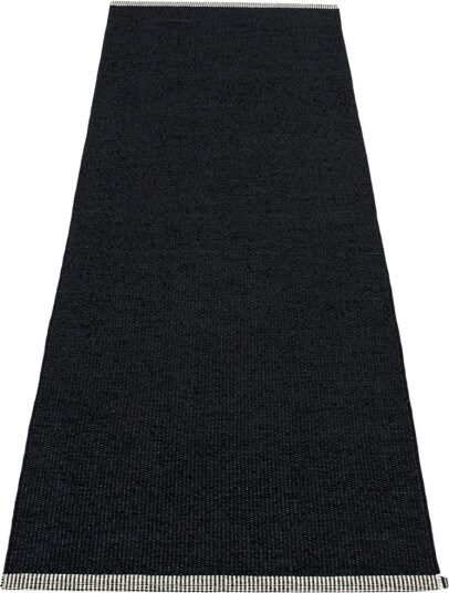 Pappelina Mono matte sort 70x200 cm