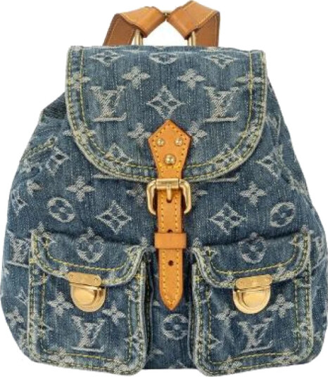 Louis Vuitton Vintage Dame Blå Louis Vuitton Vintage Dame Blå