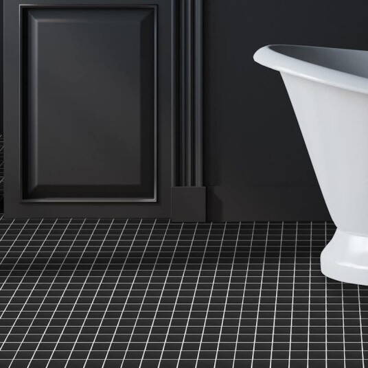 KlinkerMosaikk Arredo Titan Sort Blank 5x5 cm