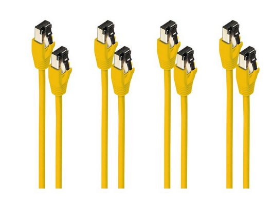Shiverpeaks Bs08-41062-4 Nettverkskabel Gul 7,5 M Cat8.1 F/Ftp (Fftp) (Bs08-41062-4)