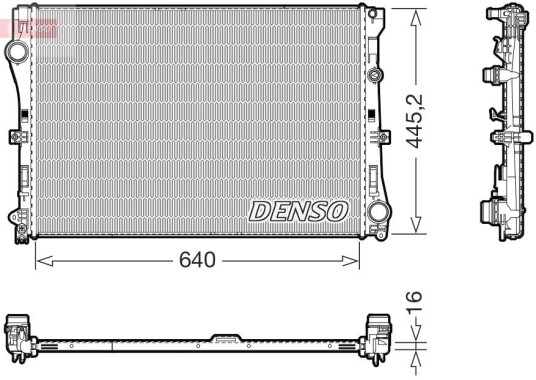 Radiator DENSO DRM17118