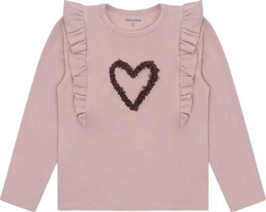 Minymo Genser Fawn Minymo 6 år (116) Genser Beige Rosa