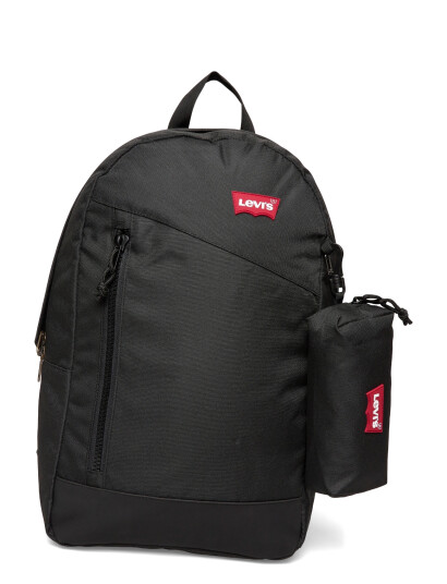 Levi"s Explore Pack W/ Pencil Case Black ONE SIZE Levi"s Explore Pack W/ Pencil Case Black ONE SIZE