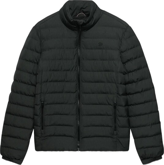 Superdry Fuji Estate Padded Jacket OLIVE/NAVY CHECK XL