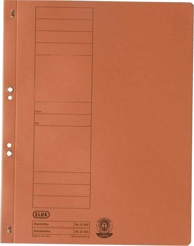 Elba Remsehefter I Papp Oransje Med Fullt Forsideparti Kjøpmannsjournal 21450 Og Pakket 50 Stk
