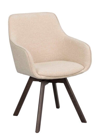 Rowico Home Alison karmstol Ljusbeige/brun Beige